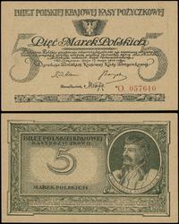 5 marek polskich 17.05.1919, seria O, numeracja 