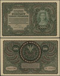 500 marek polskich 23.08.1919, seria I-CW, numer