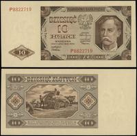 10 złotych 1.07.1948, seria P, numeracja 8822719