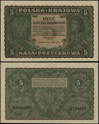 5 marek polskich 23.08.1919, seria II-BN, numera