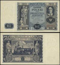 20 złotych 11.11.1936, seria AU, numeracja 70786