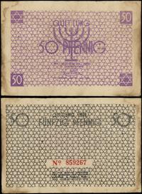 Polska, kopia banknotu 50 fenigów, 15.05.1940 (późniejsza kopia)