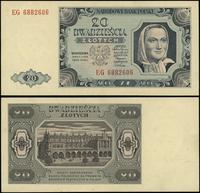 20 złotych 1.07.1948, seria EG, numeracja 688260