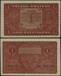 1 marka polska 23.08.1919, seria I-FZ, numeracja