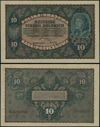 10 marek polskich 23.08.1919, seria II-BM, numer