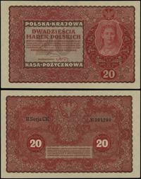 20 marek polskich 23.08.1919, seria II-CK, numer