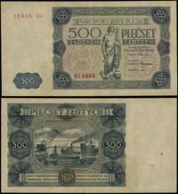 500 złotych 15.07.1947, seria C3, numeracja 6149