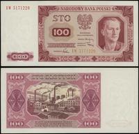 100 złotych 1.07.1948, seria IW, numeracja 51712