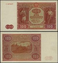 100 złotych 15.05.1946, seria C, numeracja 48784