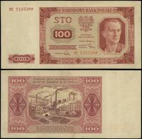 100 złotych 1.07.1948, seria DE, numeracja 74355