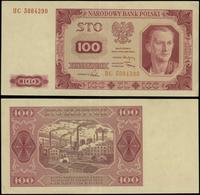 100 złotych 1.07.1948, seria HC, numeracja 50843