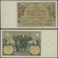 10 złotych 20.07.1929, seria EU, numeracja 52357