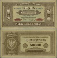 50.000 marek polskich 10.10.1922, seria D, numer