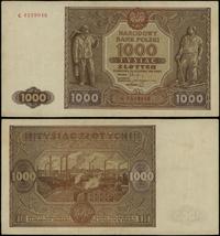 1.000 złotych 15.01.1946, seria C, numeracja 451