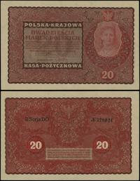 20 marek polskich 23.08.1919, seria II-DO, numer