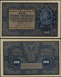 100 marek polskich 23.08.1919, seria IE-U, numer