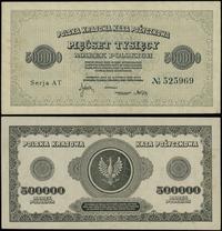 500.000 marek polskich 30.08.1923, seria AT, num