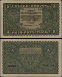 5 marek polskich 23.08.1919, seria II-U, numerac