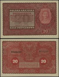 20 marek polskich 23.08.1919, seria II-AG, numer
