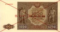 1.000 złotych 15.01.1946, SPECIMEN, seria N 1234