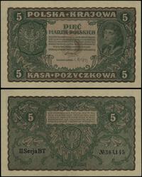 5 marek polskich 23.08.1919, seria II-BT, numera