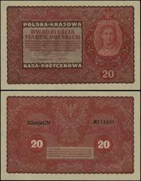 20 marek polskich 23.08.1919, seria II-CN, numer