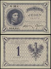 1 złoty 28.02.1919, seria 49 J, numeracja 068991