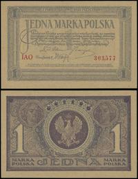 1 marka polska 17.05.1919, seria IAO, numeracja 