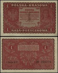 1 marka polska 23.08.1919, seria I-KT, numeracja