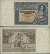 20 złotych 20.06.1931, seria AE, numeracja 56553