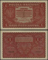 1 marka polska 23.08.1919, seria I-AM, numeracja