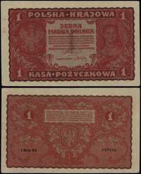 1 marka polska 23.08.1919, seria I-BC, numeracja