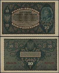 10 marek polskich 23.08.1919, seria II-DL, numer