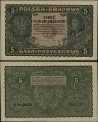 5 marek polskich 23.08.1919, seria II-CG, numera