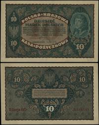 10 marek polskich 23.08.1919, seria II-BO, numer