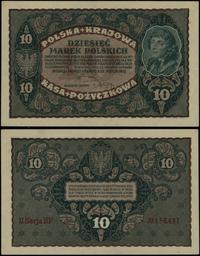 10 marek polskich 23.08.1919, seria II-EF, numer