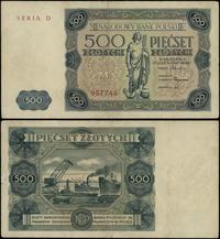 500 złotych 15.07.1947, seria D, numeracja 05774