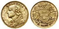 Szwajcaria, 20 franków, 1935 L-B