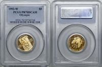 Stany Zjednoczone Ameryki (USA), 5 dolarów, 1992 W