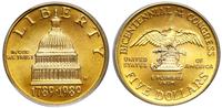 Stany Zjednoczone Ameryki (USA), 5 dolarów, 1989 W
