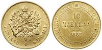 Finlandia, 10 marek (markkaa), 1882 S