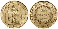 Francja, 20 franków, 1877 A