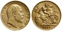 Wielka Brytania, 1/2 funta (1/2 sovereign), 1910