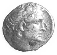 tetradrachma, 55-51 B.C, Aw: Portret, Rw: ΠΤΟΛΕΜ