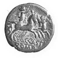 denar, Aw: Roma X, Rw: C CASS, ROMA, Craw. 266/I