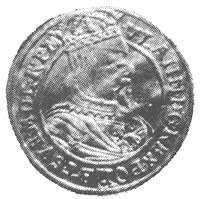 dukat 1593, Gdańsk, Aw: Popiersie i napis, Rw: Herb Gdańska i napis, Kop. II.7. -RR-, Cz. 896 R3.,..