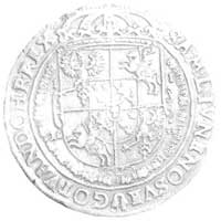talar 1633, Bydgoszcz, Aw: Półpostać i napis, Rw: Tarcza herbowa pod koroną i napis, Kop. I.1. -R-..