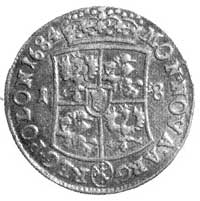 ort 1684, Bydgoszcz, Aw: Popiersie i napis, Rw: Tarcza herbowa pod koroną i napis, Kop. 272.III.5...