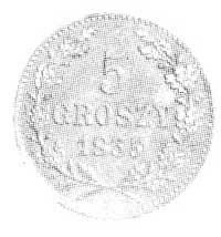 5 groszy 1835, Wiedeń, Aw: Herb Krakowa i napis, Rw: Nominał w wieńcu, Kop. 46.I., Kam. 580.