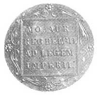 dukat 1831, Utrecht, Aw: Stojący rycerz i napis, Rw: Napis w ramce, Kam. 801 R., Pl. 269.